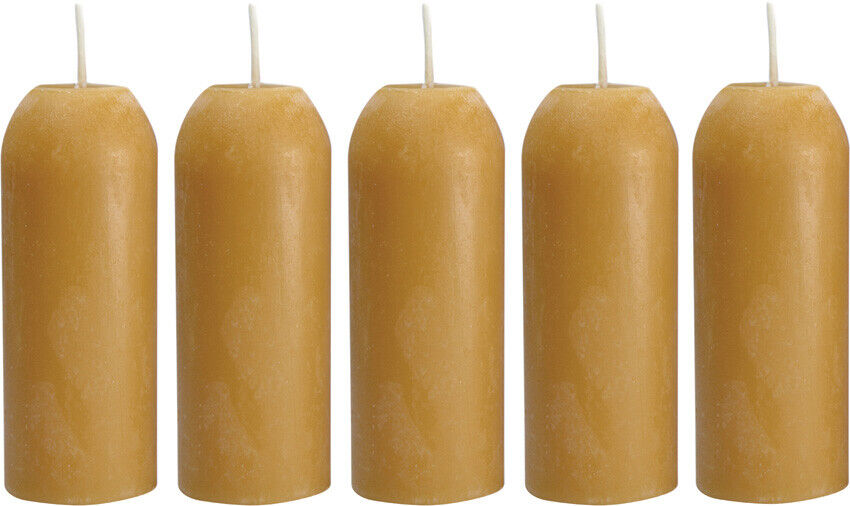 12-Hour Beeswax Candles, 5-Pack