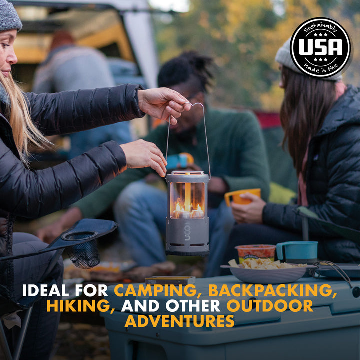 Long-burning beeswax emergency candles made in the USA