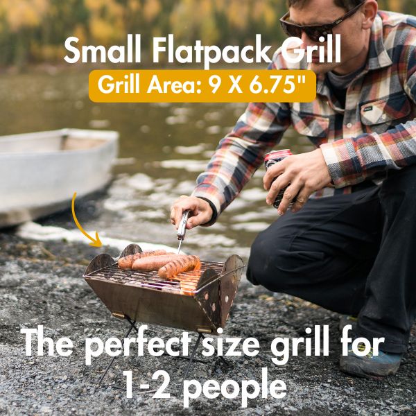 Flatpack Portable Grill & Firepit