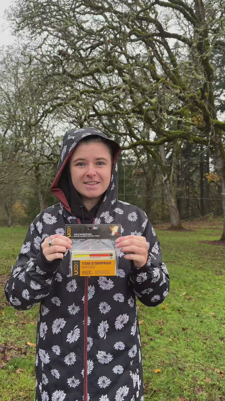UCO Titan Stormproof Matches 25-pack for reliable fire starting in stormy conditions