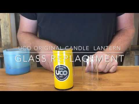 REPLACEMENT GLASS CHIMNEY - ORIGINAL CANDLE LANTERN