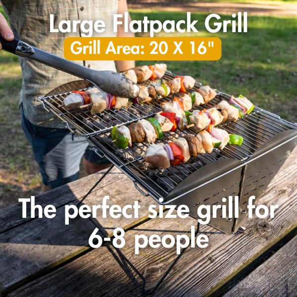 Flatpack Portable Grill & Firepit