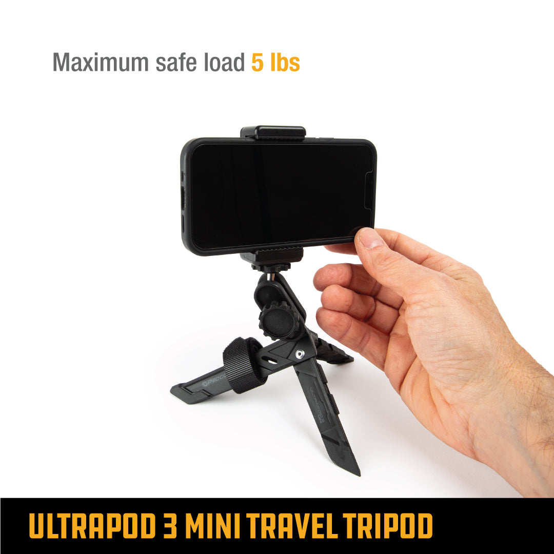 ULTRAPOD 3 MINI TRAVEL TRIPOD W/ PHONE MOUNT