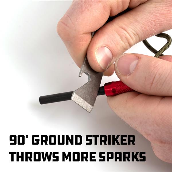 Ferro rod fire starter for prepping, camping, and wood stoves
