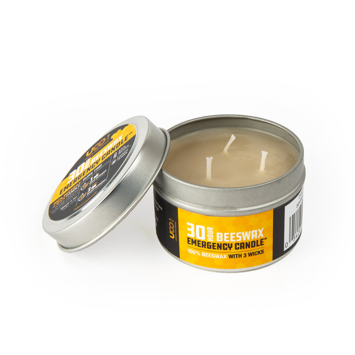 30-HR EMERGENCY CANDLE, BEESWAX