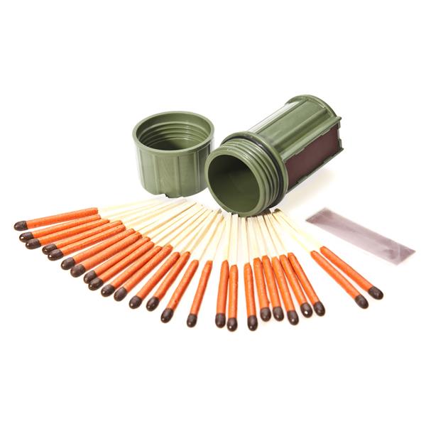 UCO Stormproof Match Kit with waterproof match container for tornado preparedness kits and emergency survival fire starting