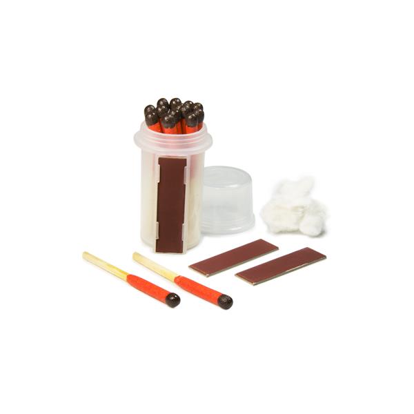 UCO Survival Stormproof Match Kit with waterproof case and compact windproof matches for tornado and hurricane emergency kits