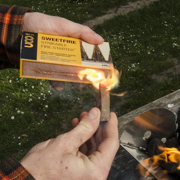 UCO Sweetfire Strikeable Fire Starter emergency fire starter for storm preparedness kits