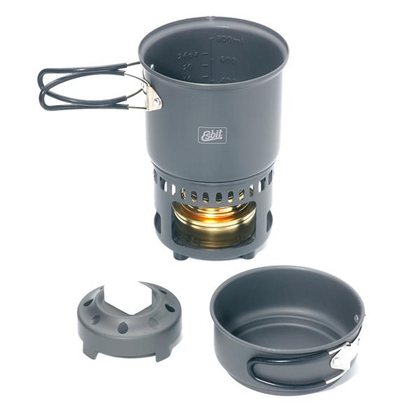 ALCOHOL BURNER AND TREKKING COOKSET