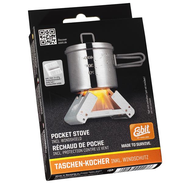 Pocket Stove Medium with Fuel, 2 pc X 27g
