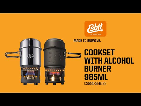 ALCOHOL BURNER AND TREKKING COOKSET
