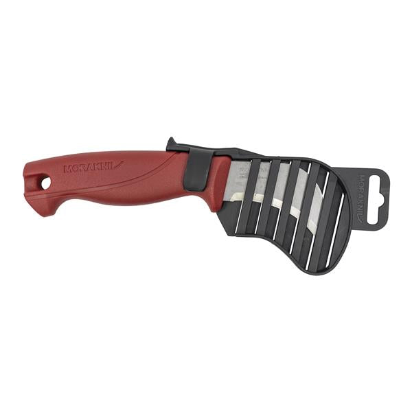 CARPET & ROOFING FELT KNIFE WITH PLASTIC HANDLE & SHEATH