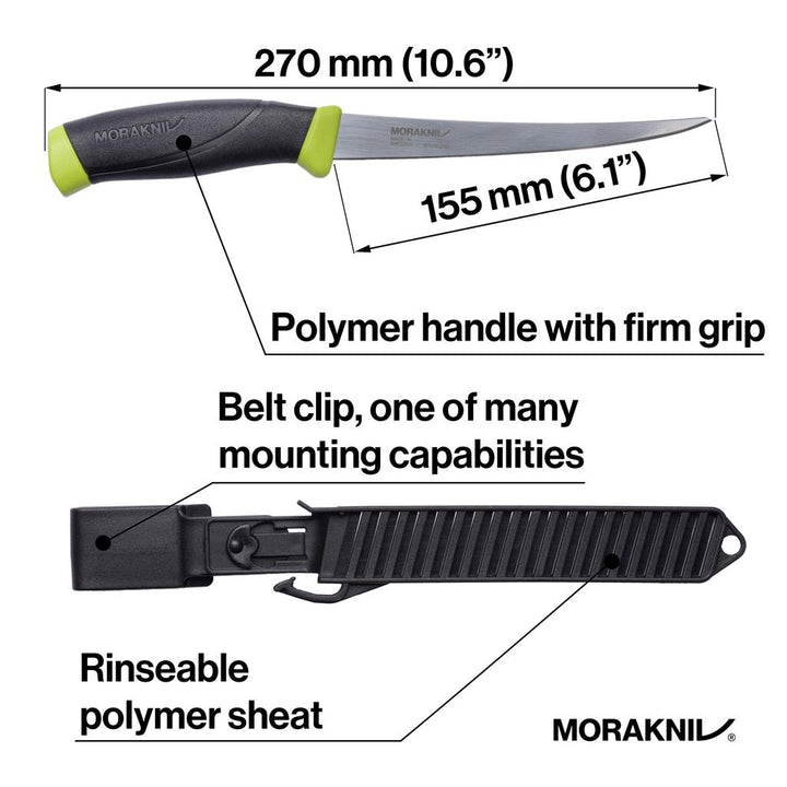 FISHING COMFORT FILLET KNIFE 155