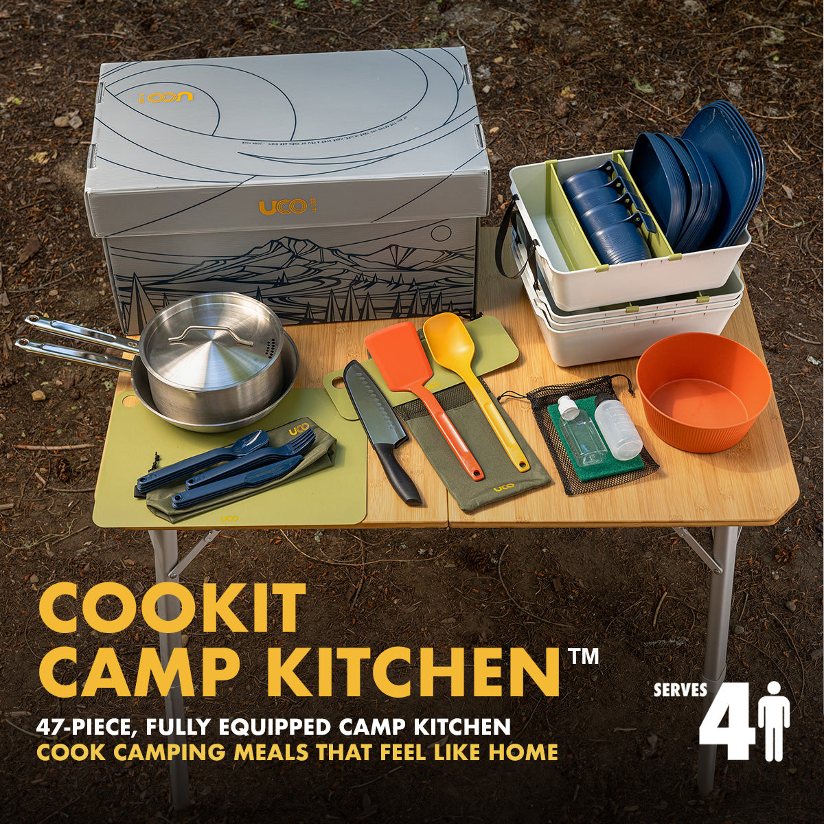 UCO's Newest Product Launch: The Cookit Camp Kitchen™ – A Must-Have for New Campers