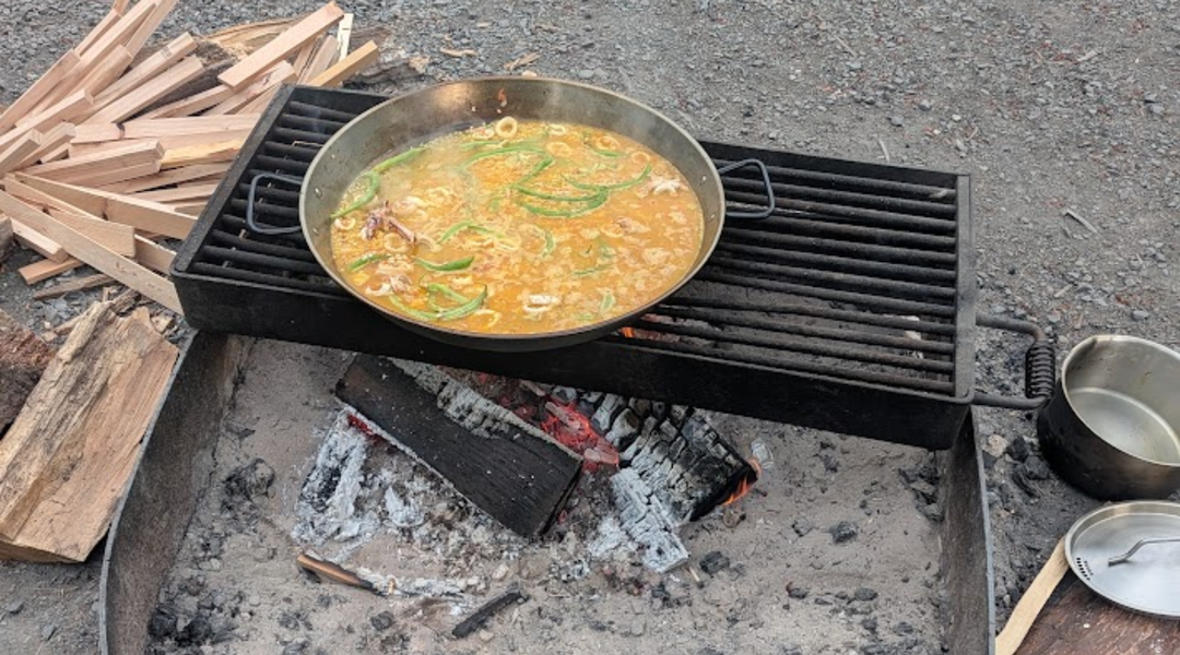 Campfire Seafood Paella: A Campsite Recipe from UCO’s Resident Camp Chef