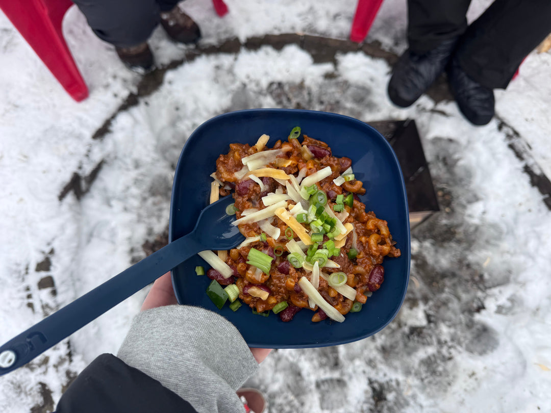 One Pot Chili Mac for Camping