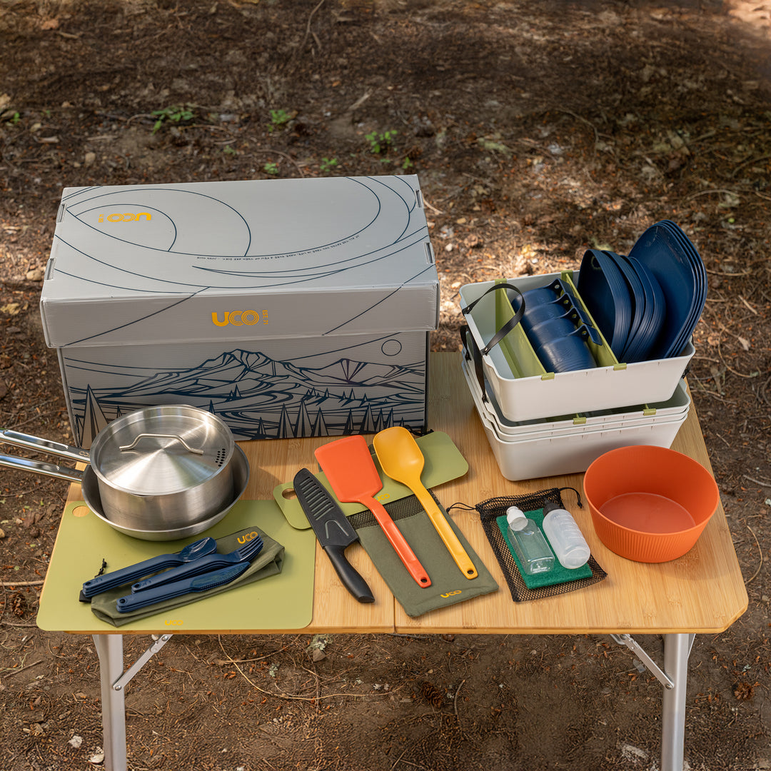 All-in-One Camp Cooking Kit with Mess Kit and Outdoor Cookware by UCO