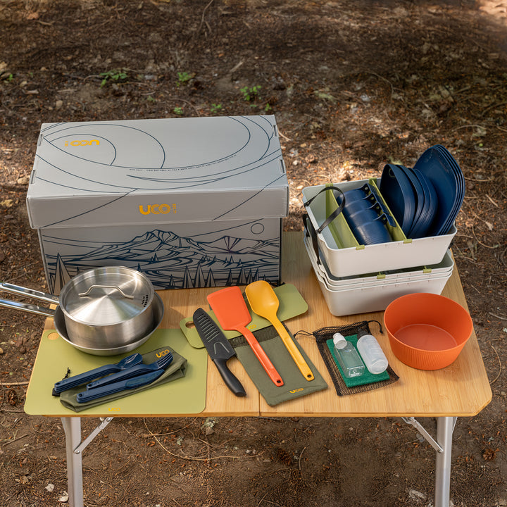 All-in-One Camp Cooking Kit with Mess Kit and Outdoor Cookware by UCO