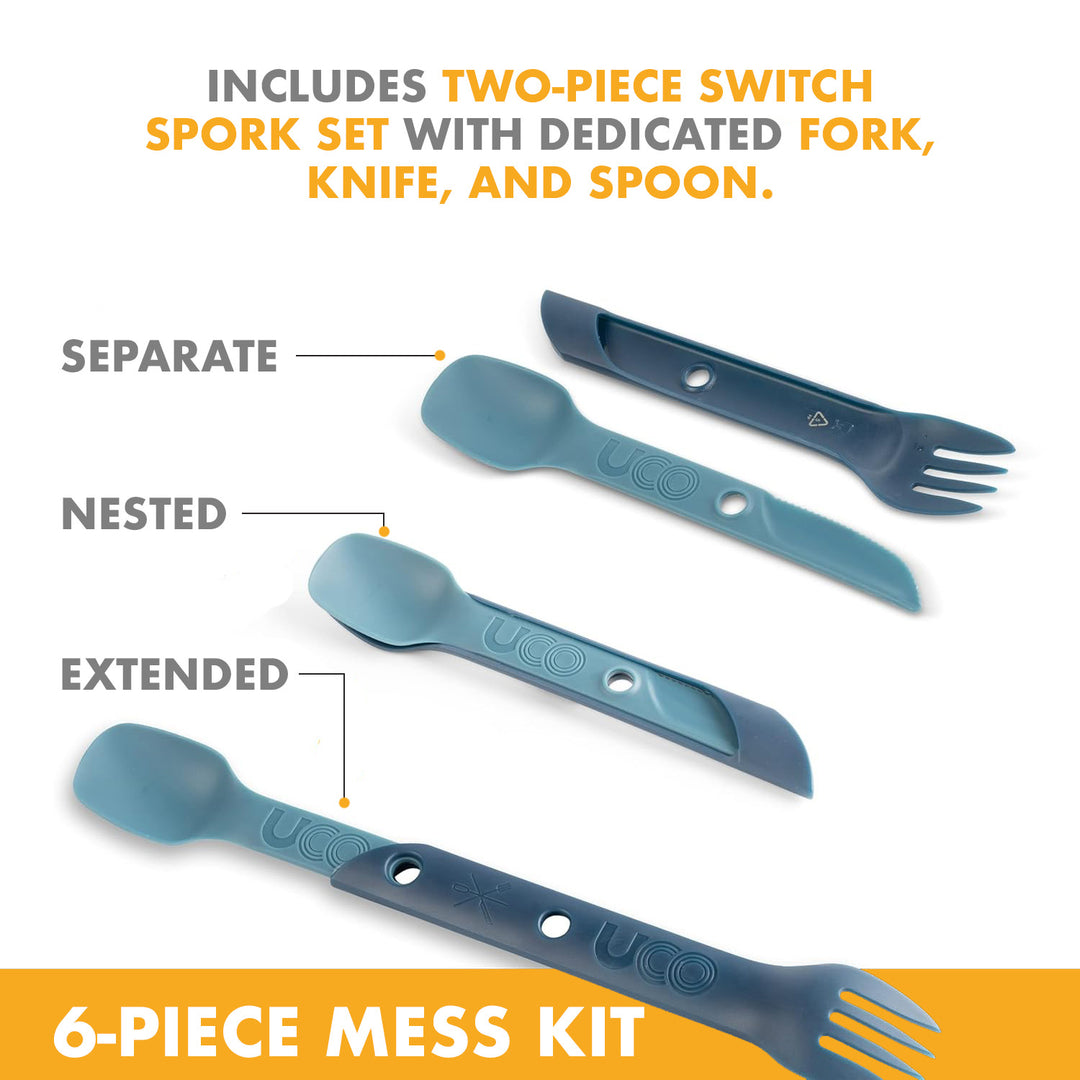 6 PIECE MESS KIT