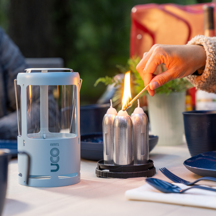 CANDLELIER - CANDLE LANTERN - ALUMINUM