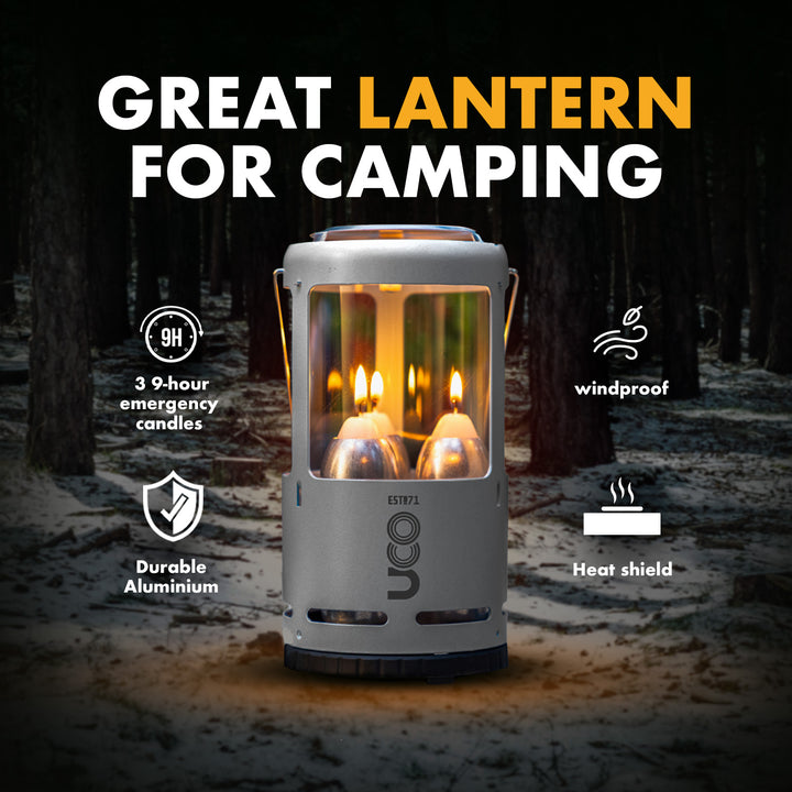 CANDLELIER - CANDLE LANTERN - ALUMINUM