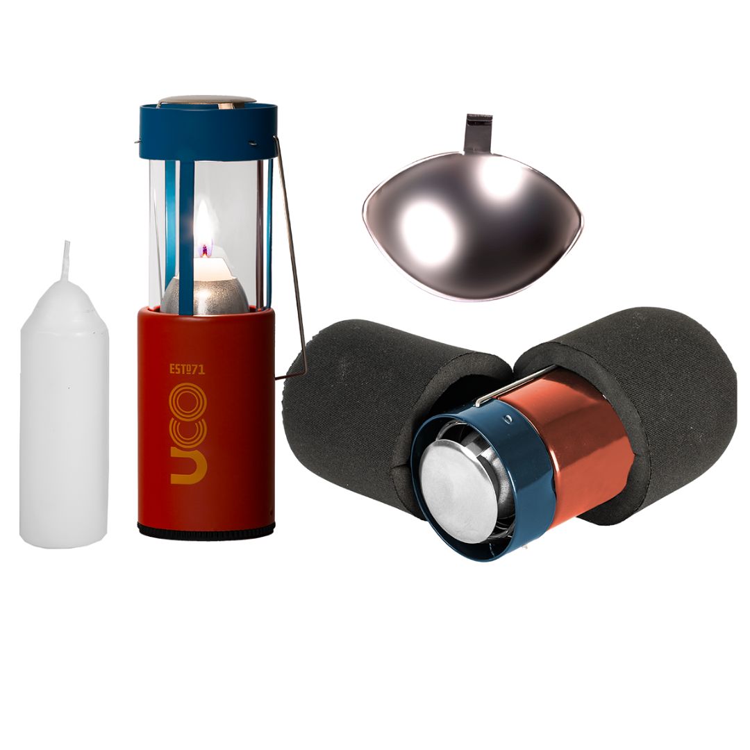 UCO_Candle_Lantern_with_12-hour_emergency_candle_for_outdoor_and_emergency_lighting_Terra_Firma_Orange_Candle_Lantern_by_UCO 2