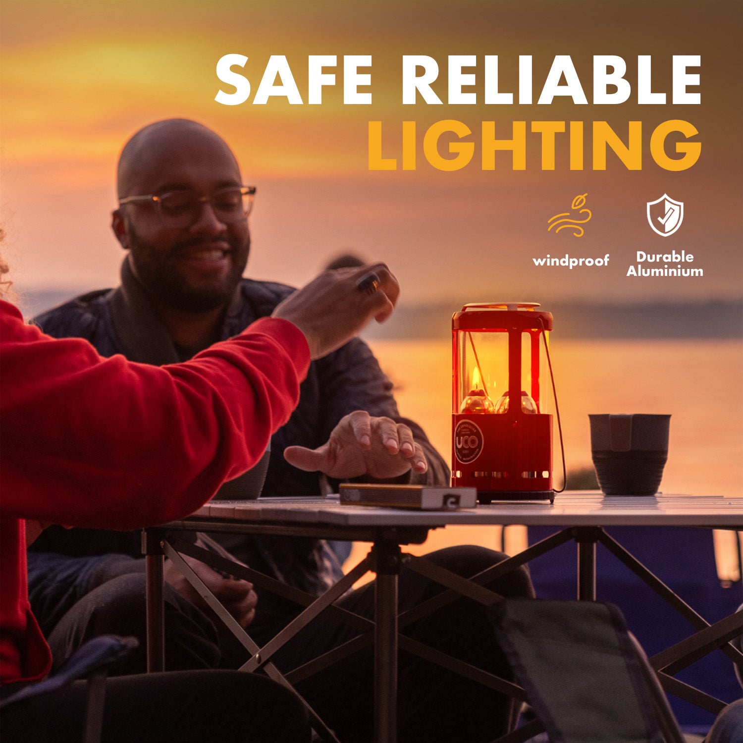 UCO Candlelier Candle Lantern – Triple Candle Power for Camping ...