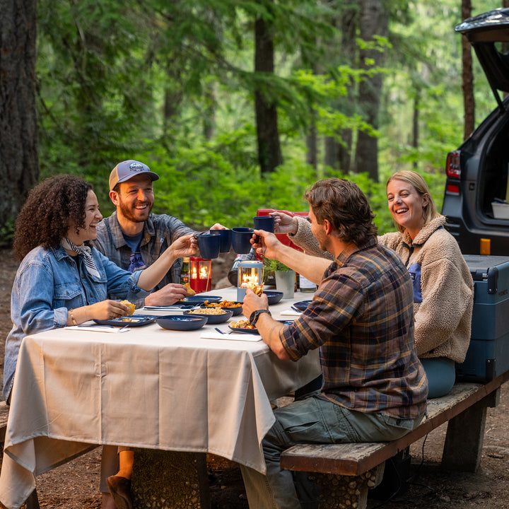 UCO Cookit Camp Kitchen essentials packed for weekend camp cooking gear use