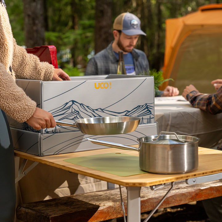UCO Cookit Camp Kitchen kit for easy outdoor cooking and cleanup