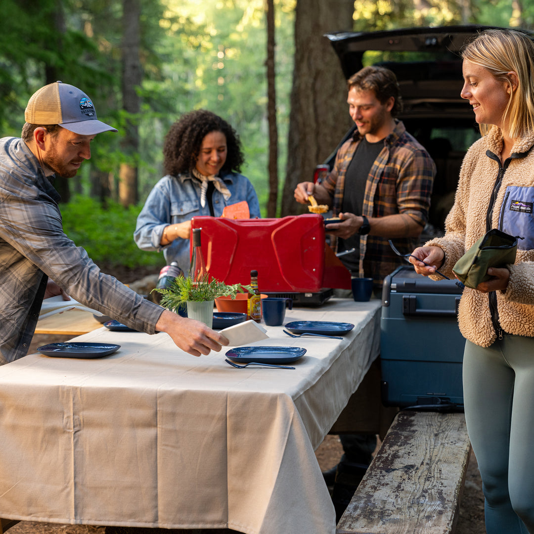 UCO Cookit Camp Kitchen with nesting camp cooking equipment for 4 people