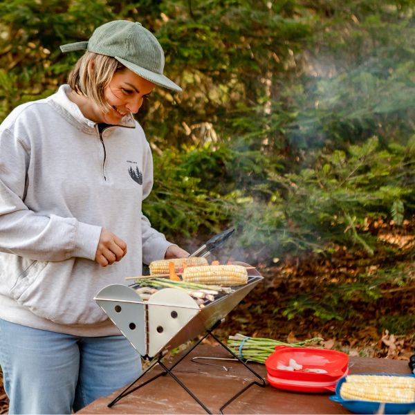 UCO ECO 4-Piece Mess Kit made from recycled materials for camping and backpacking meals