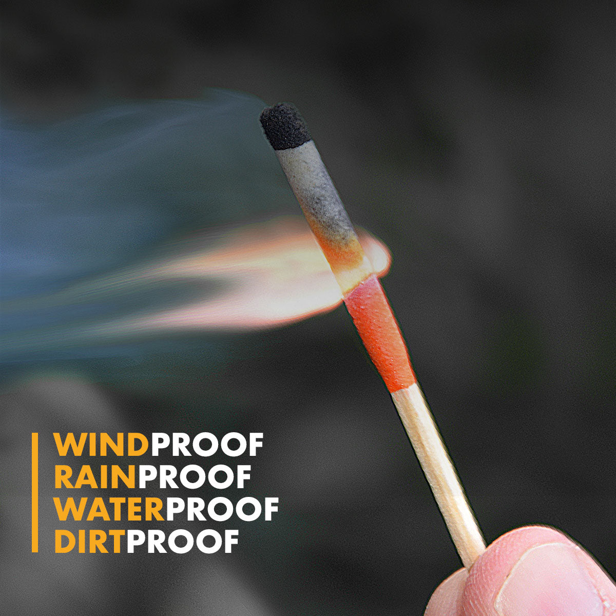 Weatherproof Match UCO Stormproof Matches – Waterproof Windproof Matches for Emergency ...