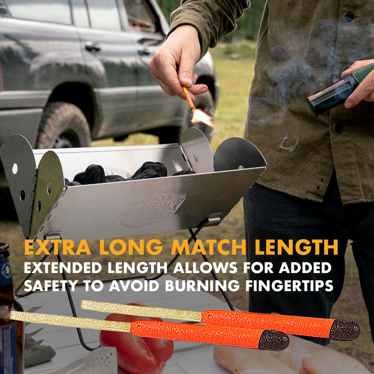 Weatherproof Match UCO Stormproof Matches – Waterproof Windproof Matches for Emergency ...