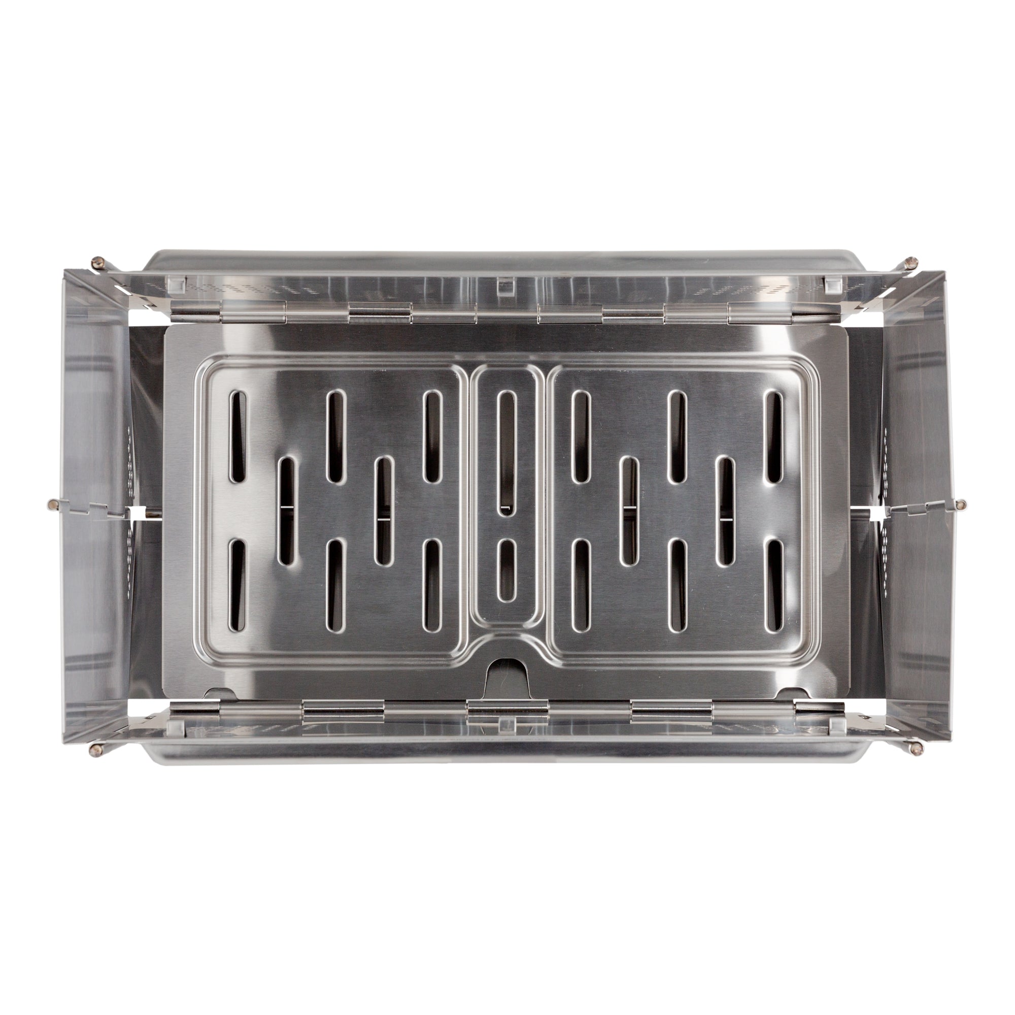 UCO flatpack glill &amp; firepit Mサイズ UCO Flatpack Stainless Steel Portable Grill and Portable