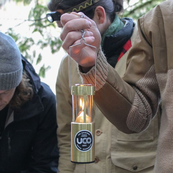 UCO Candle Lantern, Brass – Collapsible Emergency Light with
