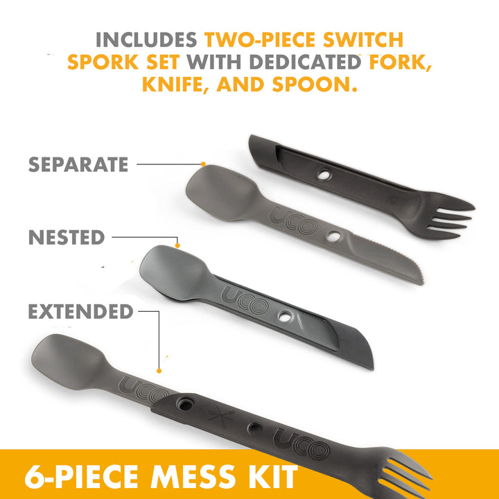6 PIECE MESS KIT