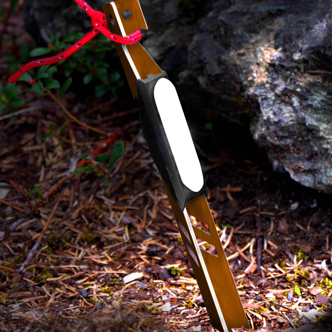 lightweight aluminum tent stake with led light uco gear