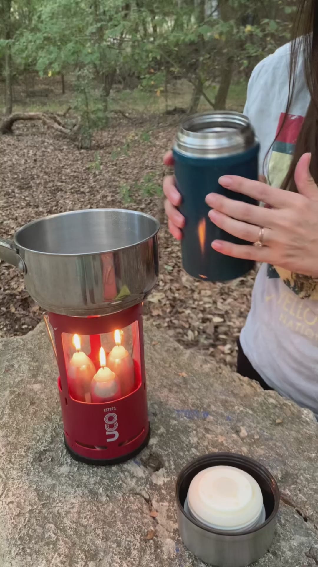 CANDLELIER - CANDLE LANTERN - PAINTED ALUMINUM