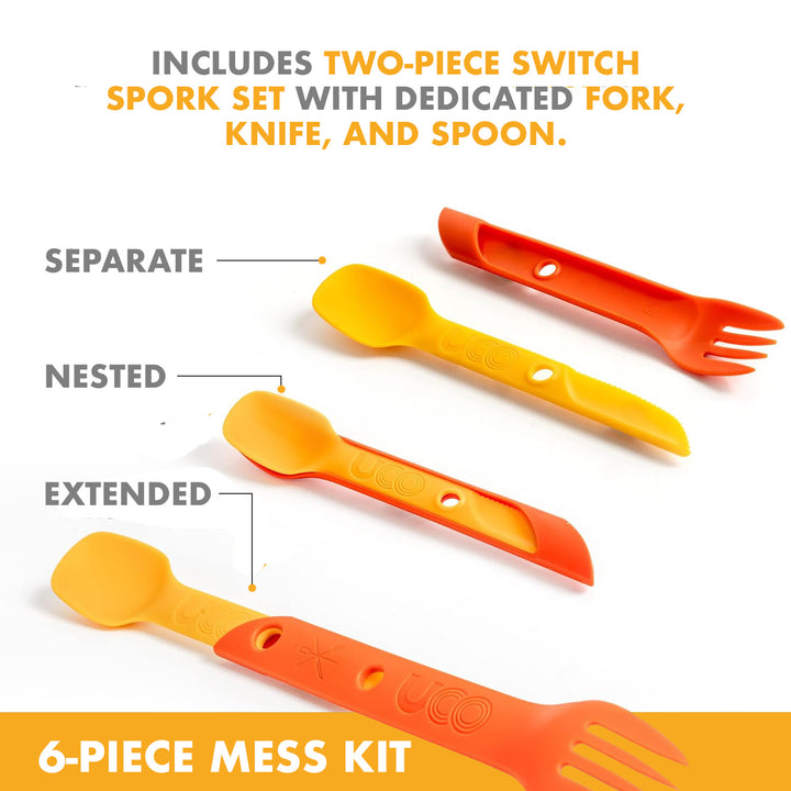 6 PIECE MESS KIT