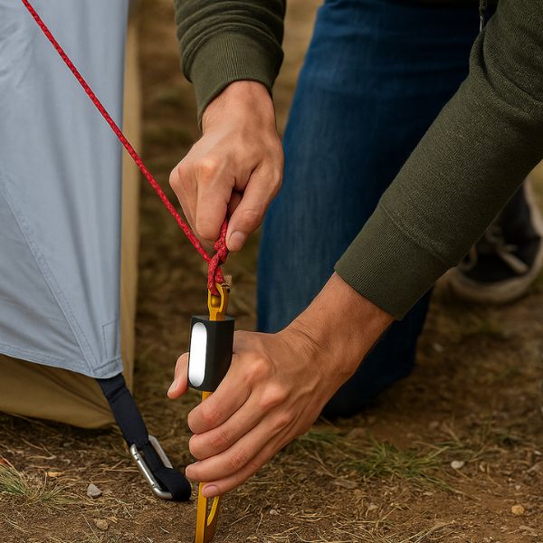 uco gear tent stake lights led strobe and area light 4 pack