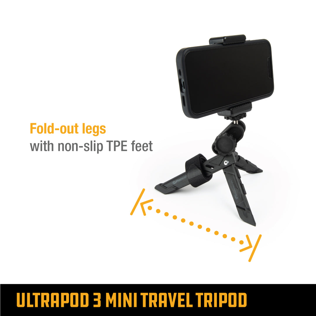 ULTRAPOD 3 MINI TRAVEL TRIPOD W/ PHONE MOUNT