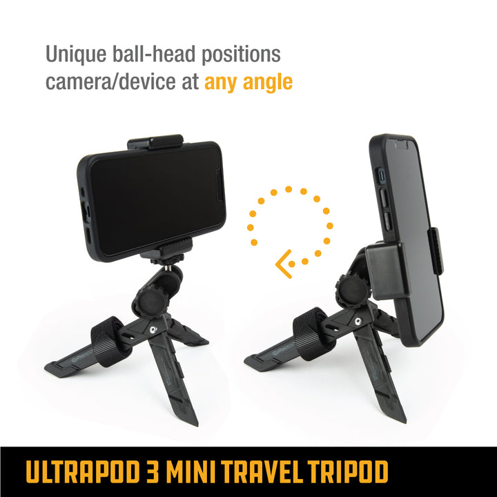 ULTRAPOD 3 MINI TRAVEL TRIPOD W/ PHONE MOUNT