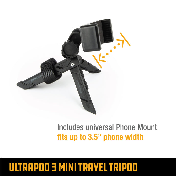 ULTRAPOD 3 MINI TRAVEL TRIPOD W/ PHONE MOUNT