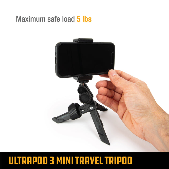 ULTRAPOD 3 MINI TRAVEL TRIPOD W/ PHONE MOUNT