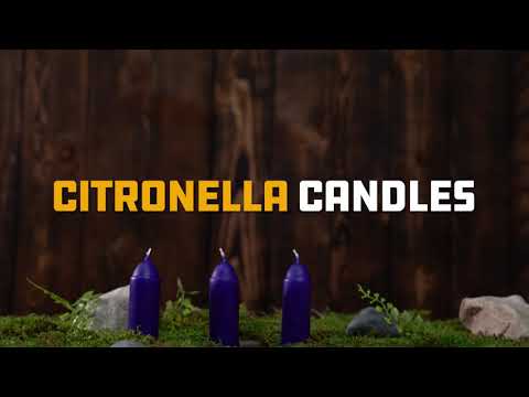 9-Hour CITRONELLA CANDLES - 3 PACK